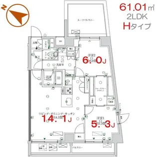 東京都墨田区押上3【マンション】の間取り