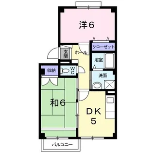 ハイム川北【2階】の間取り