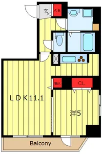 Pine Well’s【7階】の間取り