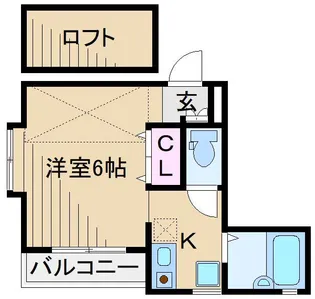 オリーブハウス【1階】の間取り