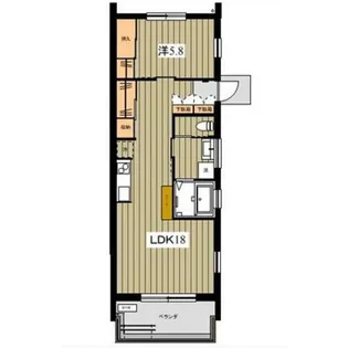 てんでこ荘【2階】の間取り