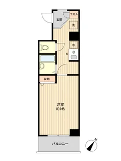 ルミエール巣鴨【2階】の間取り