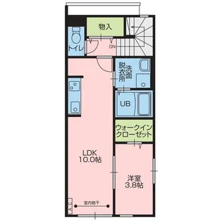 Casa My Familiar(カーサ マイ ファミリア)【2階】の間取り