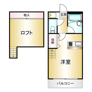 ロワジール貫井C【1階】の間取り