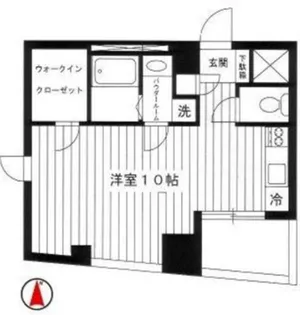 ルミエール広尾【7階】の間取り