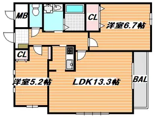 千葉県浦安市猫実4【マンション】の間取り