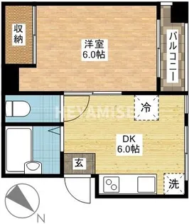アメニティプレイスKOYANAGI【2階】の間取り