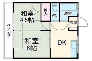 泉マンション【1階】の間取り