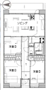 東京都目黒区目黒1【マンション】の間取り