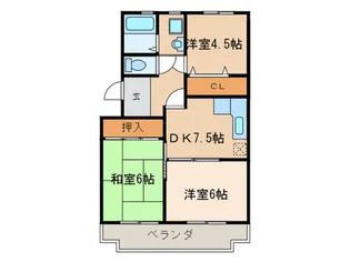 桜ハイツ【2階】の間取り