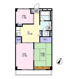 村田マンション【3階】の間取り