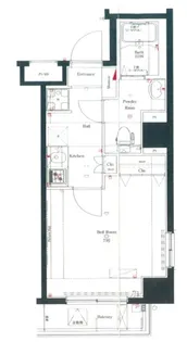 AZEST本所吾妻橋【7階】の間取り