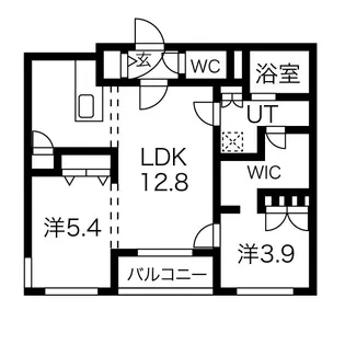 カレラ菊水【4階】の間取り