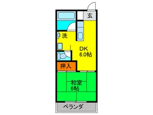 ハイツ1【3階】の間取り
