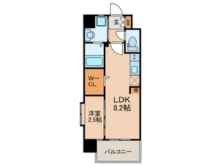 仮)グロース二日市中央レジデンス【7階】の間取り