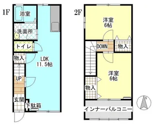 ラフォレスタの間取り