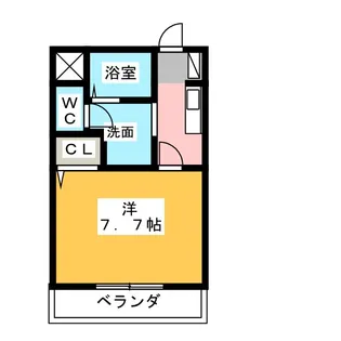 エンジェルベガII【1階】の間取り