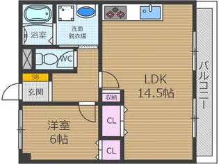 ピアウイング【1階】の間取り