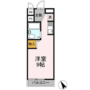 サザンクロスハイム【1階】の間取り
