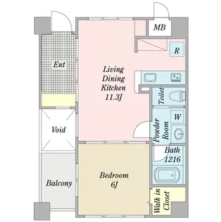 アリエッタ二子玉川【3階】の間取り