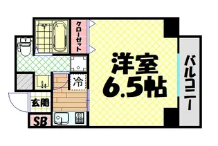 エスリード心斎橋西【3階】の間取り