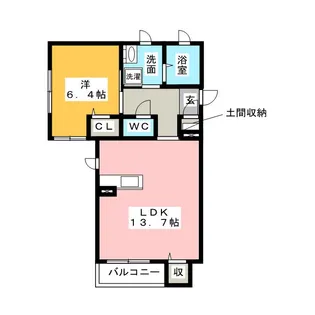 CARPA【2階】の間取り
