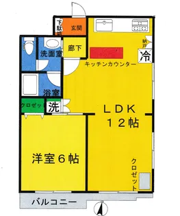 サンシティ5【8階】の間取り
