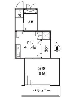 ヴィラサンベール【3階】の間取り