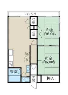 ときわマンション【5階】の間取り