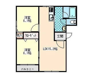 邑楽・東【3階】の間取り