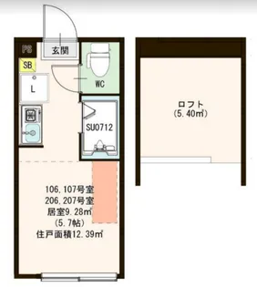 ハーモニーテラス桜台IV【1階】の間取り