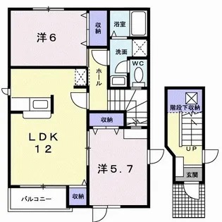 ハイム サンライズ【2階】の間取り