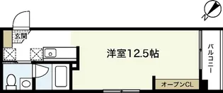 エスタディオI【2階】の間取り