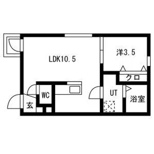 agri foglio(アグリフォーリオ)【1階】の間取り