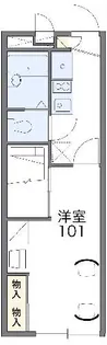 レオパレスカトレアII【2階】の間取り