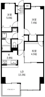 メルシーハイムI【3階】の間取り