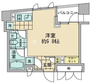 AZ日本橋人形町【4階】の間取り