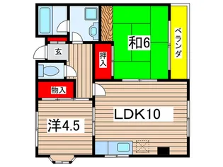 キャンドル【4階】の間取り