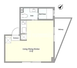 コージーコート学芸大学【4階】の間取り