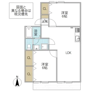 セジュール日高 A【1階】の間取り