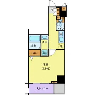 ハーモニーレジデンス池袋ウエストゲート【5階】の間取り