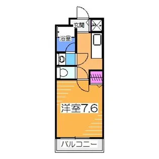 カーサ ヴェルディ【2階】の間取り