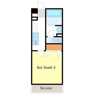 リースランドセンター南【1階】の間取り