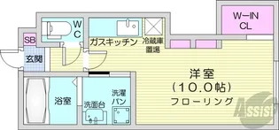 アルファレジデンス北22条【5階】の間取り