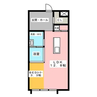 コレクション名駅III【9階】の間取り