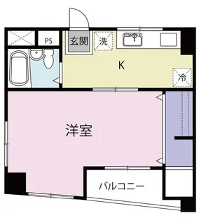 ビューパレス滝山【3階】の間取り