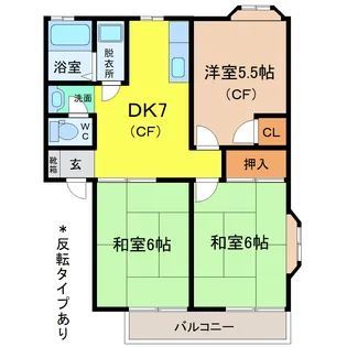 首藤ハイツ(3)【2階】の間取り