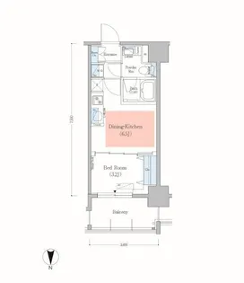 アーバネックス錦糸町【8階】の間取り