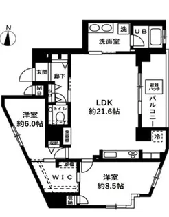 オーヴェルク-II【11階】の間取り