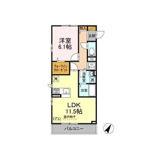 UTOPIA FOURLEAF A【2階】の間取り